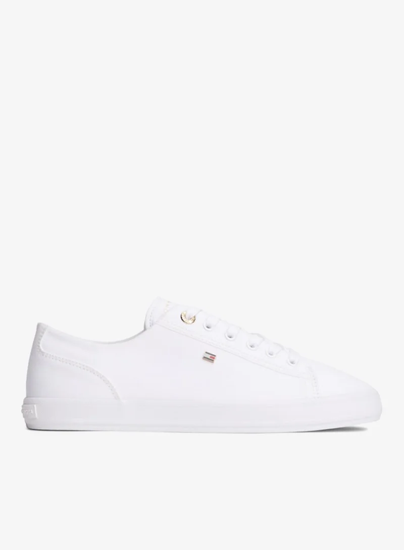 Enamel Flag Canvas Trainers